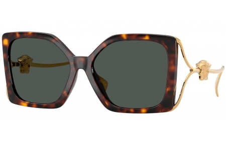 Gafas de Sol - Versace - VE4502U - 108/87  HAVANA // DARK GREY