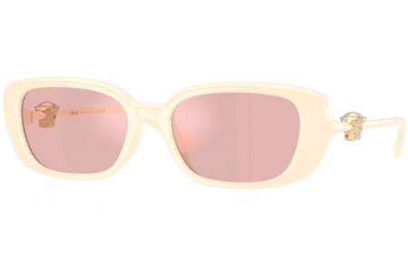 Gafas de Sol - Versace - VE4504D - 55361T  IVORY // PINK MIRROR GOLD