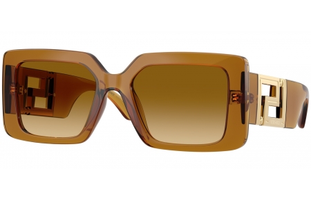 Gafas de Sol - Versace - VE4505U - 53422L  TRANSPARENT HONEY // BROWN GRADIENT YELLOW