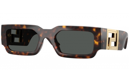 Gafas de Sol - Versace - VE4506U - 108/87  HAVANA // DARK GREY
