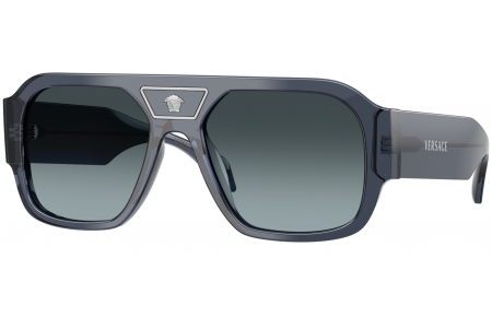Gafas de Sol - Versace - VE4508U - 5538V1  TRANSPARENT DARK BLUE // BLUE GRADIENT GREY