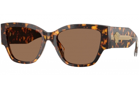 Gafas de Sol - Versace - VE4509U - 551473  HAVANA YELLOW // DARK BROWN