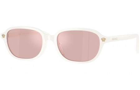 Gafas de Sol - Versace - VE4514D - 55441T  WHITE TALC // PINK GOLD MIRROR