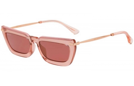Gafas de Sol - Jimmy Choo - VELA/G/S - KON (4S) NUDE GLITTER // BURGUNDY