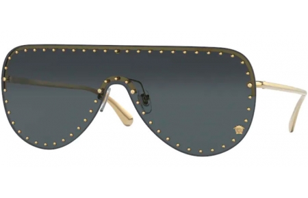 Sunglasses - Versace - VE2230B - 100287 GOLD // DARK GREY