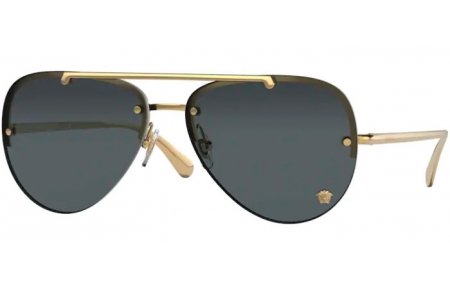 Lunettes de soleil - Versace - VE2231 - 100287 GOLD // DARK GREY