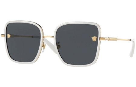 Lunettes de soleil - Versace - VE2247D - 147187  WHITE // DARK GREY