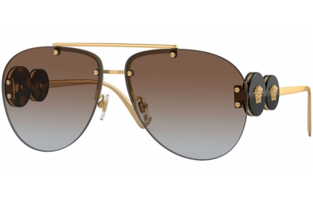 Sunglasses - Versace - VE2250 - 148889 GOLD // GREY GRADIENT BROWN