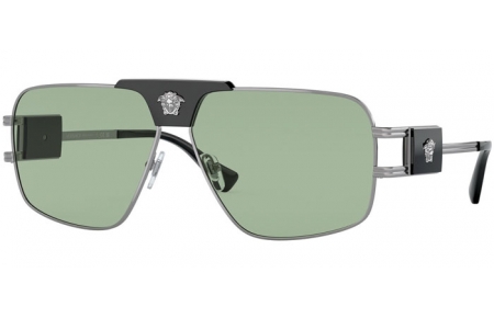 Gafas de Sol - Versace - VE2251 - 1001/2 GUNMETAL // GREEN