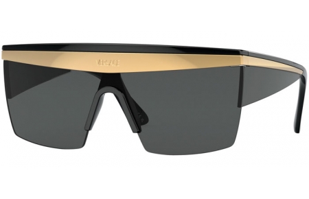 Sunglasses - Versace - VE2254 - 100287 BLACK // DARK GREY
