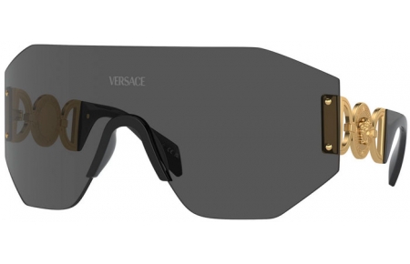 Gafas de Sol - Versace - VE2258 - 100287  GOLD // DARK GREY