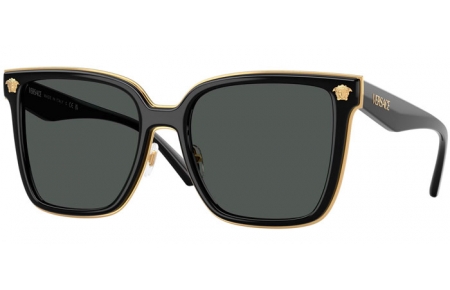Lunettes de soleil - Versace - VE2278D - GB1/87 BLACK // DARK GREY