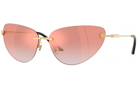 Gafas de Sol - Versace - VE2281 - 10026F  GOLD // PINK GRADIENT MIRROR