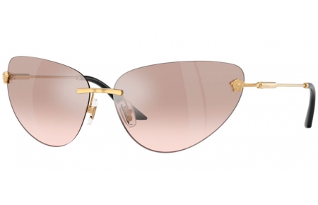 Gafas de Sol - Versace - VE2281 - 10028Z  GOLD // LIGHT BROWN GRADIENT MIRROR SILVER