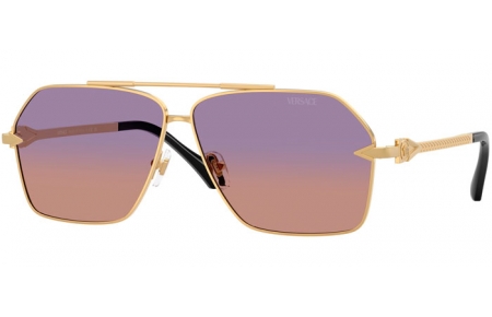 Gafas de Sol - Versace - VE2284 - 1002EL  GOLD // VIOLET GRADIENT ORANGE