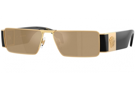 Gafas de Sol - Versace - VE2286 - 100203  GOLD // CLEAR MIRROR YELLOW GOLD