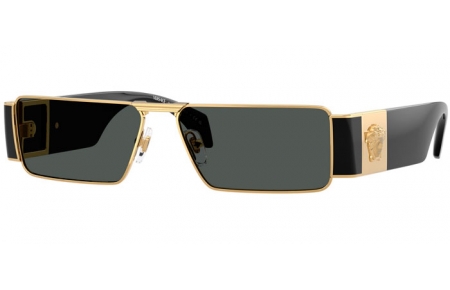 Gafas de Sol - Versace - VE2286 - 100287  GOLD // DARK GREY