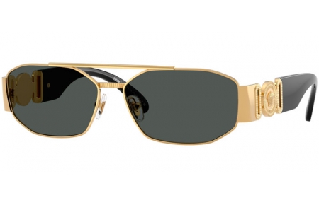 Gafas de Sol - Versace - VE2287 - 100287  GOLD // DARK GREY