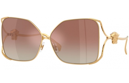 Gafas de Sol - Versace - VE2288 - 1002B8  GOLD // BROWN GRADIENT MIRROR SILVER