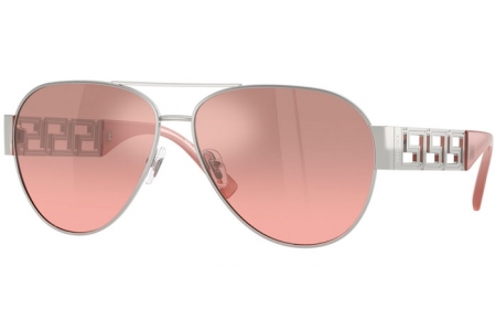 Gafas de Sol - Versace - VE2289 - 10017E  SILVER // PINK MIRROR SILVER