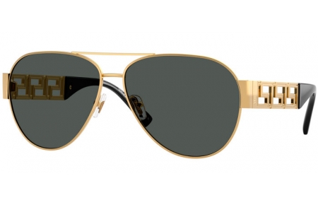 Gafas de Sol - Versace - VE2289 - 100287  GOLD // DARK GREY