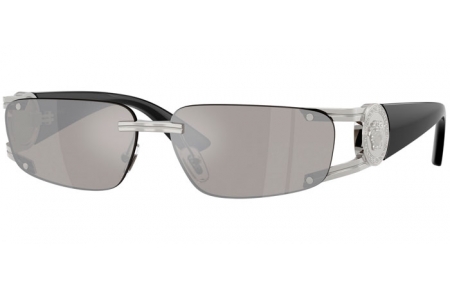 Gafas de Sol - Versace - VE2291 - 10016G  SILVER // LIGHT GREY MIRROR SILVER