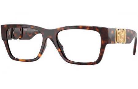 Lunettes de vue - Versace - VE3368U - 108  HAVANA // CLEAR