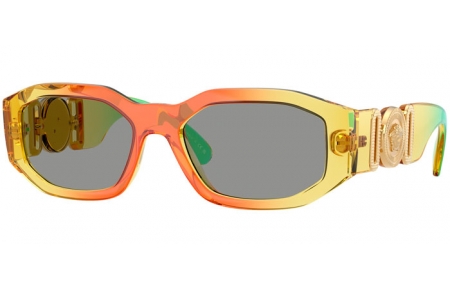 Sunglasses - Versace - VE4361 - 5530/1 YELLOW RED GREEN GRADIENT // GREY