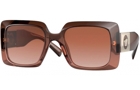Sunglasses - Versace - VE4405 - 533213 TRANSPARENT BROWN GRADIENT // BROWN GRADIENT