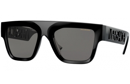 Gafas de Sol - Versace - VE4430U - GB1/81 BLACK // DARK GREY POLARIZED