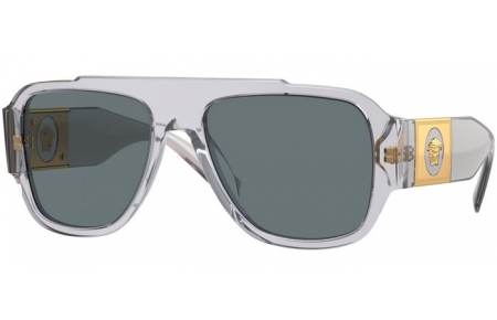 Gafas de Sol - Versace - VE4436U - 530580  TRANSPARENT GREY // BLUE