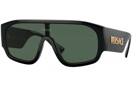 Sunglasses - Versace - VE4439 - GB1/71 BLACK // DARK GREEN