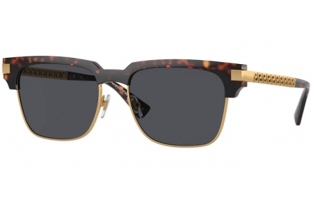 Gafas de Sol - Versace - VE4447 - 108/87 HAVANA // DARK GREY