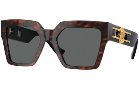 Lunettes de soleil - Versace - VE4458 - 542987  HAVANA // DARK GREY