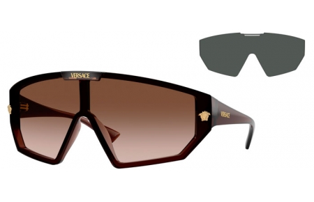 Gafas de Sol - Versace - VE4461 - 533213  TRANSPARENT BROWN // BROWN GRADIENT