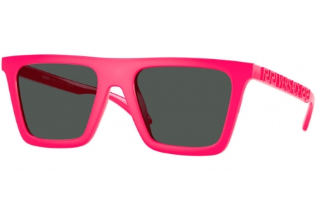 Gafas de Sol - Versace - VE4468U - 544887  FLUOR FUCHSIA // DARK GREY