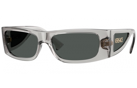 Gafas de Sol - Versace - VE4482 - 530587  TRANSPARENT GREY // DARK GREY