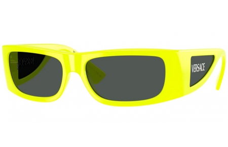 Lunettes de soleil - Versace - VE4482 - 544987  YELLOW FLUORESCENT // DARK GREY