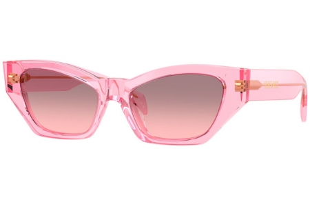Sunglasses - Versace - VE4488U - 53705M  TRANSPARENT PINK // GREY GRADIENT PINK