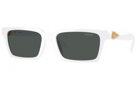 Lunettes de soleil - Versace - VE4490U - 314/87 WHITE // DARK GREY