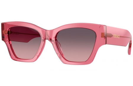 Sunglasses - Versace - VE4492U - 551646  TRANSPARENT PINK // GREY GRADIENT PINK
