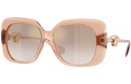 Gafas de Sol - Versace - VE4499U - 55386E  OPAL PINK // BROWN GRADIENT MIRROR GOLD