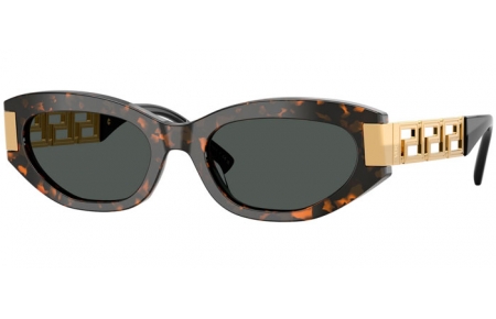 Gafas de Sol - Versace - VE4501 - 552887  HAVANA BROWN // DARK GREY