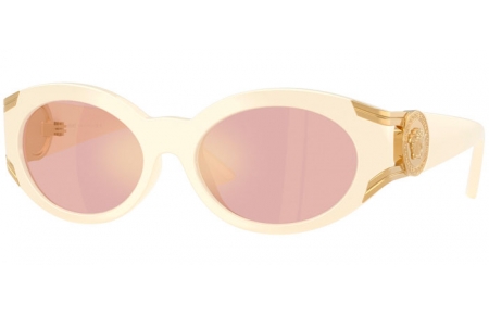 Gafas de Sol - Versace - VE4503U - 55331T  WHITE // PINK MIRROR GOLD