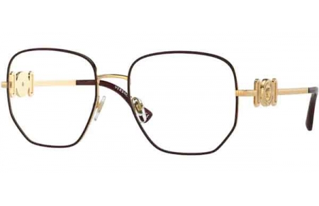 Monturas - Versace - VE1283 - 1480 BORDEAUX GOLD // CLEAR