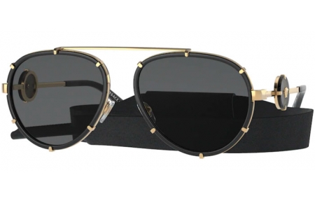 Gafas de Sol - Versace - VE2232 - 143887 BLACK // DARK GREY