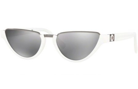 Gafas de Sol - Versace - VE4370 - 401/6G WHITE // LIGHT GREY SILVER 80 MIRROR