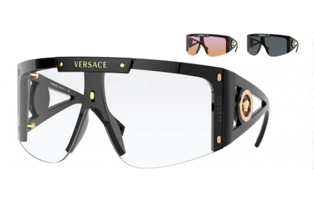 Gafas de Sol - Versace - VE4393 - GB1/1W BLACK // CLEAR