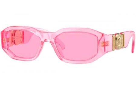 Lunettes Junior - Versace eyewear junior - VK4429U - 5370/5  TRANSPARENT PINK // FUCHSIA