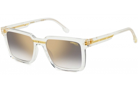 Gafas de Sol - Carrera - VICTORY C 02/S - 900 (FQ) CRYSTAL // GREY GRADIENT GOLD MIRROR